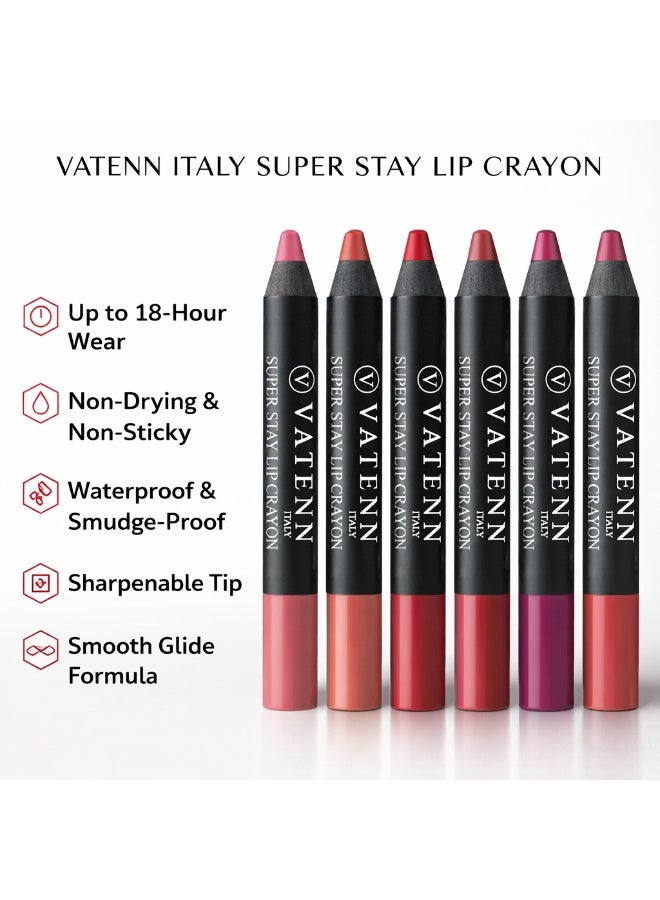 فاتن إيطاليا Super Stay Lip Crayon 416 - Image 4